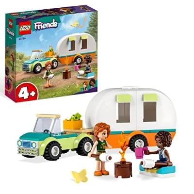 Abbildung von LEGO Friends 41726 Kampeervakantie SET MET Caravan EN AUTO Blockspielzeug für Kinder, Größe: One Size, Multi coloured