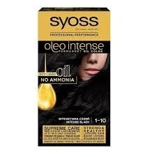 Abbildung von Syoss Oleo Intense Haarfärbemittel, 1.10 Black 115 ml