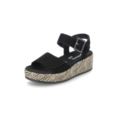 Abbildung von Remonte Plateausandalette, Damen, Größe: 44, Schwarz Schuhe