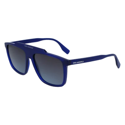 Abbildung von Karl Lagerfeld Herren KL6107S 400 Sonnenbrillen Bio Injekt Blau Grau Pilot Normal