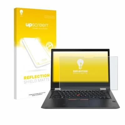 Abbildung von upscreen Entspiegelungs Schutzfolie für Lenovo ThinkPad Yoga X380 Displayschutz Folie Matt [Anti Reflex, Anti Fingerprint]