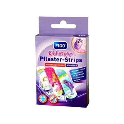 Abbildung von Figo 2 x Wundverband Kinder Einhorn, 10er Pack