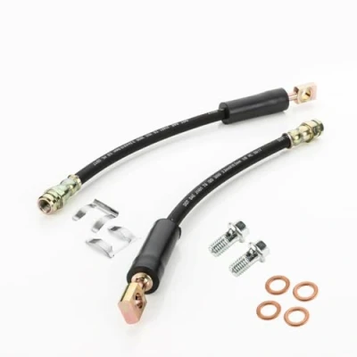Abbildung von LST 2x Bremsschlauch Set hinten + Halteklammer Hinterachse links rechts
