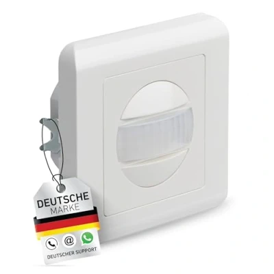 Abbildung von Oktaplex motion Bewegungsmelder Innen Unterputz Infrarot, Bewegungssensor 160 / 9m weiß