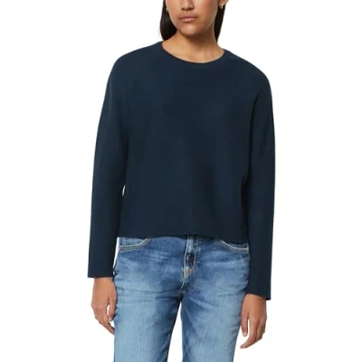 Abbildung von Marc O&#039;Polo Denim MINI Structure Strickpullover, Damen, Größe: XL, Navy teal