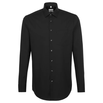 Abbildung von Seidensticker Regular FIT Hemd, Herren, Größe: 43, Black