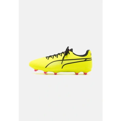 Abbildung von Puma KING PRO FG/AG Fußballschuh Nocken, Herren, Größe: 45, Electric lime/black/poison pink Schuhe