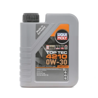 Abbildung von Liqui Moly Top Tec 4210 0W 30 1l Motoröl 21604 AUDI: A6 C7 Allroad, C8 Avant, VOLKSWAGEN: Golf 7 Variant, Touran I, Polo IV Schrägheck