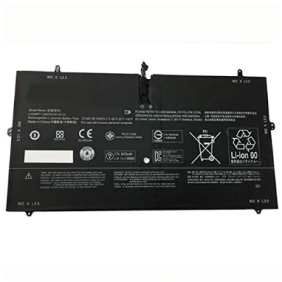 Abbildung von amsahr YOGA3 02 Ersatz Batterie für Dell Lenovo Yoga 3 Pro, I5Y51, Pro 5Y71, 1370 (44Wh, 7.6 V) schwarz