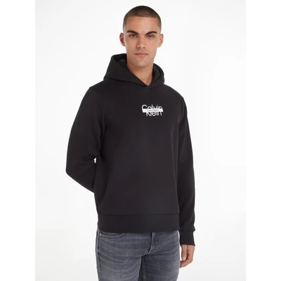Abbildung von Calvin Klein CUT Through LOGO Hoodie Sweatshirt, Herren, Größe: 3XL, Black