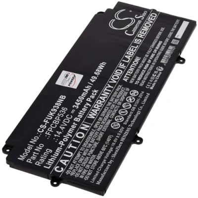 Abbildung von Akku für Fujitsu LifeBook U9311X VFY U9X11M17AMGB Laptop, 14,4V, Li Polymer