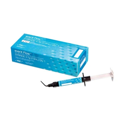 Abbildung von everX Flow Bulk Shade 1 Spritze 2 ml, 20 Dispensing Tips III Plastik + Lichtschutzkappe