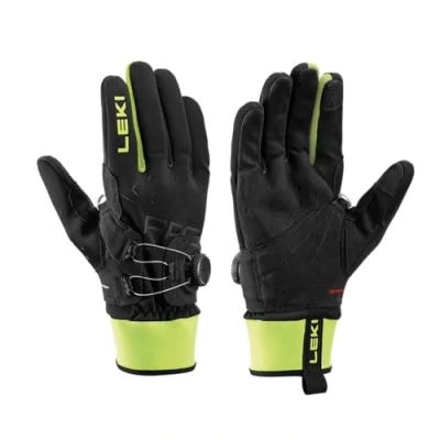 Abbildung von LEKI PRC Boa Shark Handschuhe, Black neon Yellow, EU 7