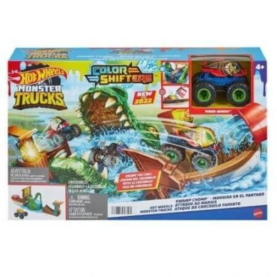 Abbildung von Hot Wheels Monster Trucks Swamp Chomp Spielset