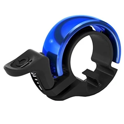 Abbildung von Knog Oi Classic Fahrradklingel schwarz/blau Durchmesser S 2022 Fahrradhupe