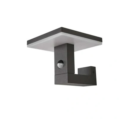 Abbildung von Lucande LED Außenwandleuchte Olesia, 15 cm, Sensor, IP54
