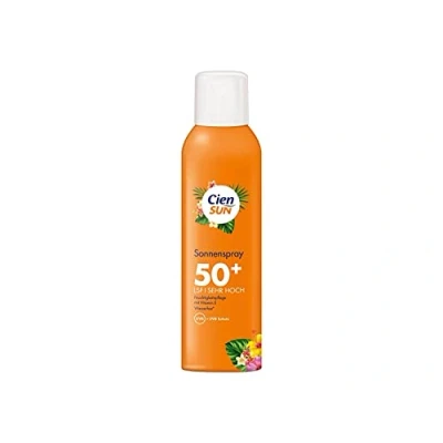 Abbildung von Cien Sun Sonnenschutz Sonnenspray Feuchtigkeitspflege mit Vitamin E, LSF 50 +, Sehr Hoch, 150 ml
