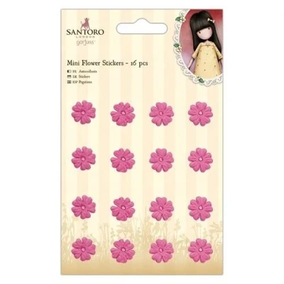 Abbildung von Mini Flower Stickers (16pcs) Santoro
