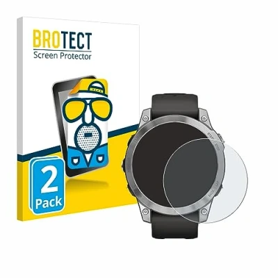 Abbildung von BROTECT Entspiegelungs Schutzfolie für Garmin Fenix 7 (47 mm) (2 Stück) Matte Displayschutz Folie, Anti Reflex, Fingerprint