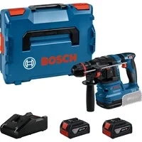 Abbildung von Bosch Professional 18V System Akku Bohrhammer GBH 22 X (inkl. 2x GBA 4.0Ah, Ladegerät GAL 40, L BOXX 136)