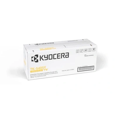 Abbildung von Kyocera Toner TK 5405Y Yellow. Original Tonerkartusche. Drucker kompatibel für TASKalfa MA3500ci. Multifunktionsgerät.