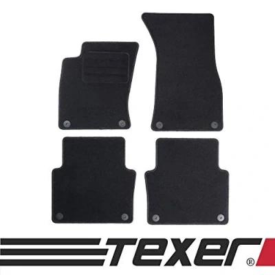 Abbildung von TEXER Textil Fußmatten Passend für Audi A8 D3 4E Bj. 2002 2009 Basic