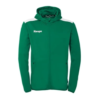 Abbildung von Kempa Herren Emotion 27 Kapuzenjacke Sport Jacke, Lagune/Weiß, S EU