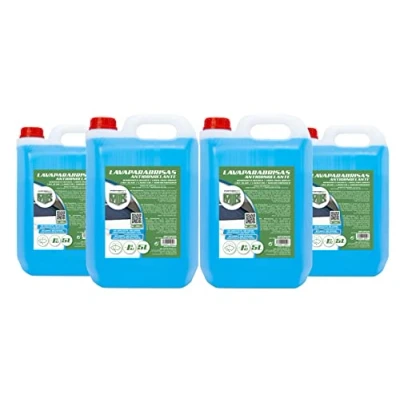 Abbildung von Motorkit SDC00114 Set mit 4 Kanister Scheibenwaschanlagen, Frostschutzmittel bis 10, blau