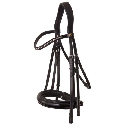 Abbildung von BR Bar und Trense Bridle Wendover Cob / Silber Schwarz
