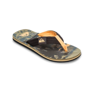 Abbildung von Quiksilver Molokai Layback Zehentrenner, Herren, Größe: 41, Grape leaf tropicamo Baumwolle