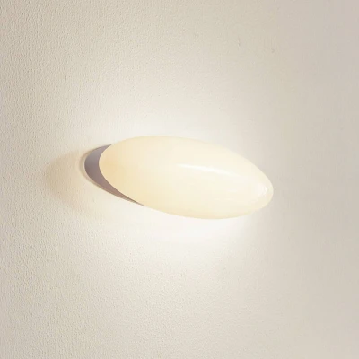 Abbildung von Lucande LED Wandleuchte Leihlo, weiß, Kunststoff, 8 cm hoch