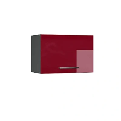 Abbildung von Vicco Hängeschrank Fame Line, Bordeaux Hochglanz/Anthrazit, 60 cm Flach