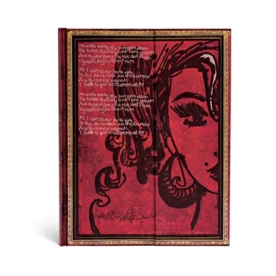 Abbildung von Faszinierende Handschriften Amy Winehouse Tears Dry Faux Leder Notizbuch Groß Liniert Paperblanks