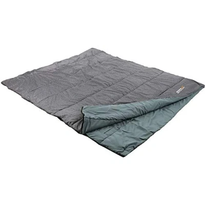 Abbildung von Regatta Maui Schlafsäcke, für 2 Personen, Unisex, Erwachsene, Grau Marl
