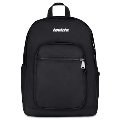 Abbildung von JELEK PLAIN INVICTA Backpack GRS, Jet Black, Taglia unica, Casual
