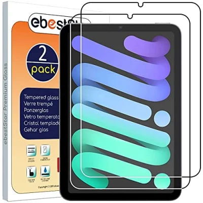 Abbildung von ebestStar {2 Stück) Panzer Schutz Glas für iPad mini 2021 8.3&#039;&#039; (6 gen), 3D Displayschutz, 9H gehärte Glas, Abgerundete, Blasenfrei