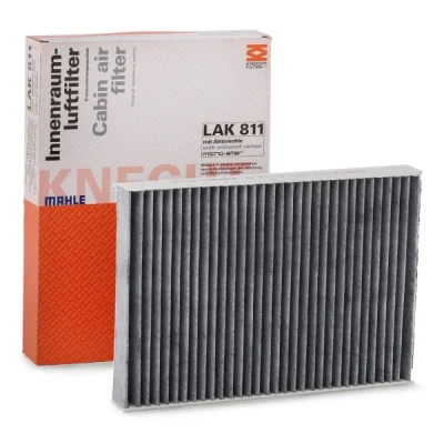Abbildung von MAHLE ORIGINAL LAK 811 Innenraumfilter Aktivkohlefilter 255,0 181 38,0 VOLKSWAGEN: up! Schrägheck, SKODA: Citigo, SEAT: Mii