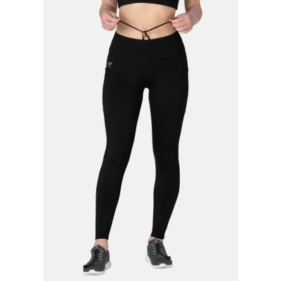 Abbildung von VS Nachhaltige Yoga Leggings Damen lang mit Tasche, Blickdicht Sport Leggins Kompression High Waist hoeh Taille Handytasche, Laufen, Jogginghose hoher Bund bauchweg Recycling Schwarz M