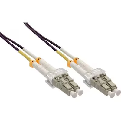 Abbildung von InLine 88544P LWL Duplex Kabel, LC/LC, 50/125µm, OM4, 0,5m