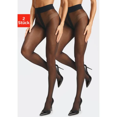 Abbildung von LASCANA Feinstrumpfhose, (2 St.)