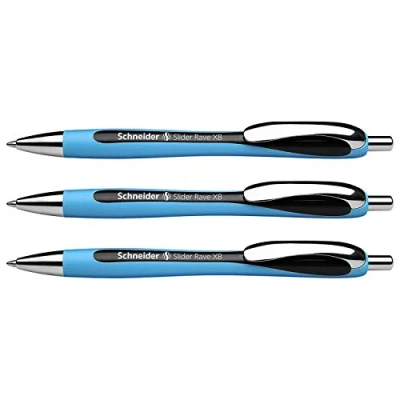 Abbildung von Automatischer Stift SCHNEIDER Slider Rave, XB, schwarz, 1 Stück