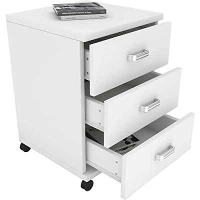 Abbildung von VCM Rollcontainer Holz Bürocontainer Schublade Tobila, (1 St)