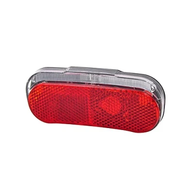 Abbildung von FISCHER Fahrrad Dynamo LED Rücklicht für Gepäckträger, mit Standlicht und integriertem Reflektor, Spritzwasserschutz nach IP44, StVZO zugelassen