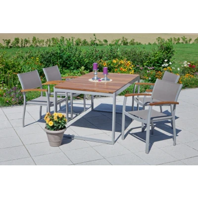 Abbildung von MERXX Garten Essgruppe &quot;Naxos&quot;, (Set, 5 tlg.), mit ausziehbaren Tisch