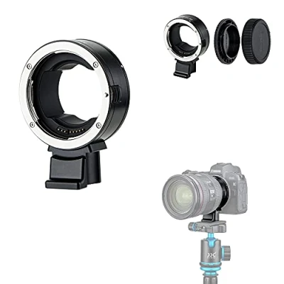 Abbildung von JJC Objektiv Adapter für Canon EF S auf EOS RF Mount R Ra RP R3 R5 R5c R6 R6II R7 R8 R10 R50