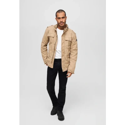 Abbildung von Brandit Britannia Übergangsjacke, Herren, Größe: Large, Camel