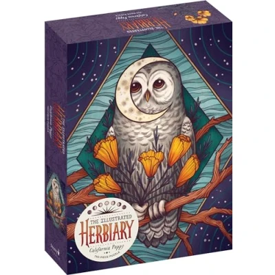 Abbildung von The Illustrated Herbiary California Poppy: 750 piece Puzzle (Wild Wisdom)