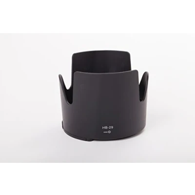 Abbildung von vhbw Gegenlichtblende kompatibel mit Nikon Zoom Nikkor AF S VR 70 200mm f2.8G IF ED 77mm Objektiv Schwarz, Kunststoff, tulpenförmig Ersatz für HB 29, HB29