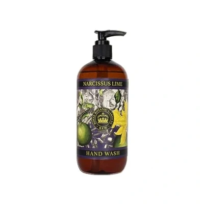 Abbildung von The English Soap Company Kew Gardens Luxuriöse Hand und Körperwäsche, erfrischende botanische Reinigung mit reichhaltigem Schaum, Narzissen Limetten Duft 500 ml