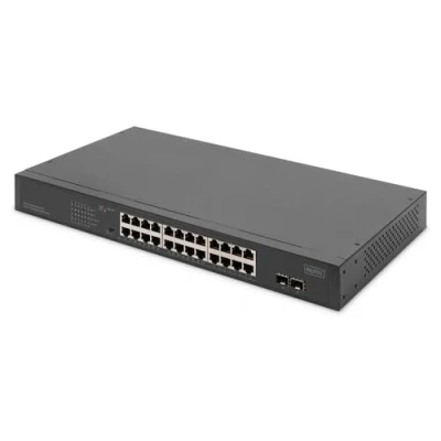 Abbildung von Assmann DIGITUS 24 Port Gigabit + 2 SFP PoE Switch